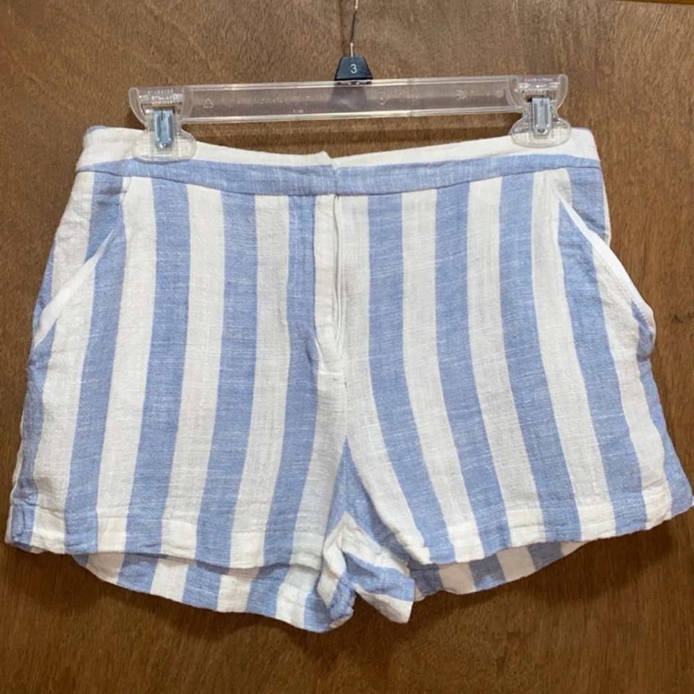 Forever21 Linen Striped Shorts
